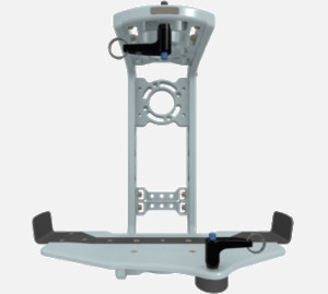 Hillaero INOMAX FAA certified mountable bracket for Air Ambulance Airmed Helicopter or Fixed Wing Aircraft FRONT